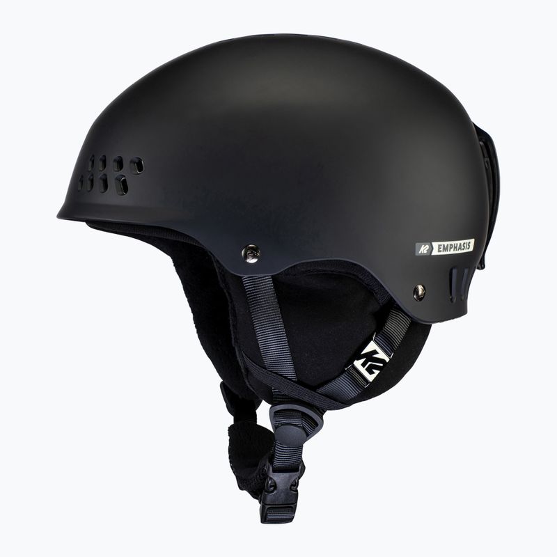 Kask narciarski z systemem audio K2 Emphasis black 10