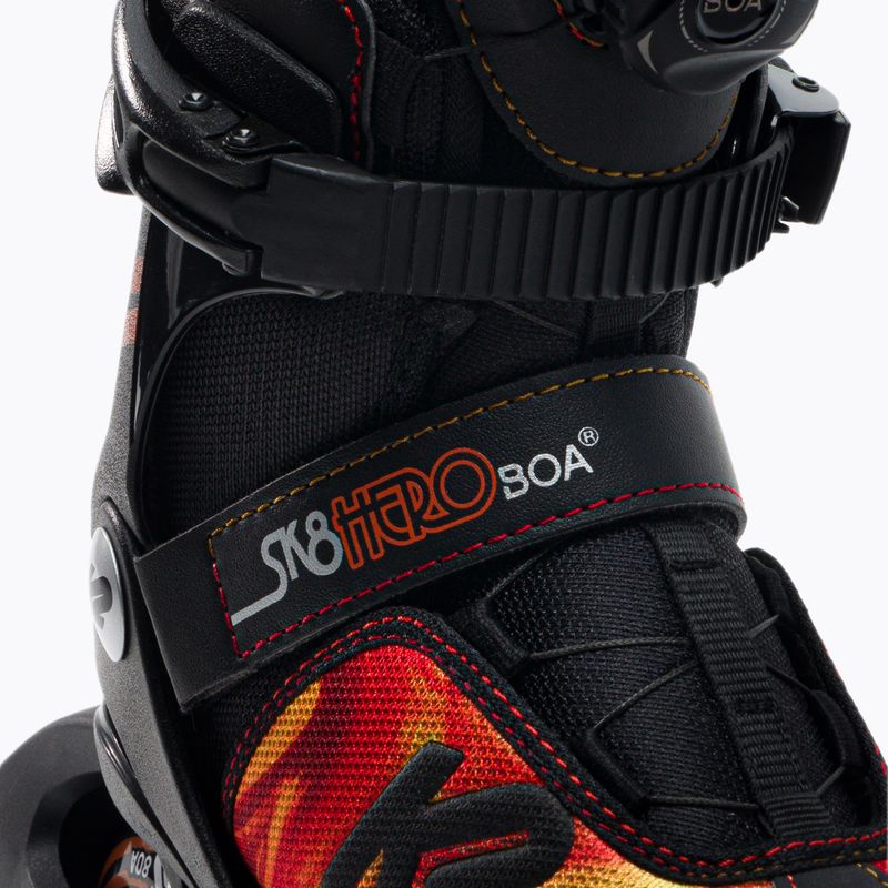 Rolki dziecięce K2 Sk8 Hero Boa Alu multi/black 5