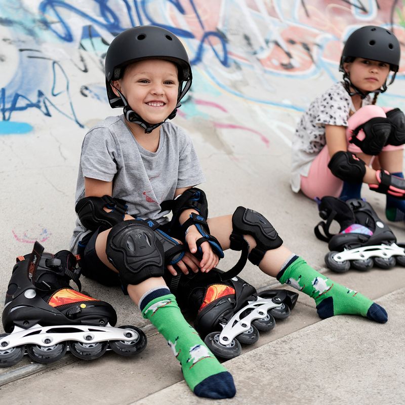 Rolki dziecięce K2 Sk8 Hero Boa Alu multi/black 6