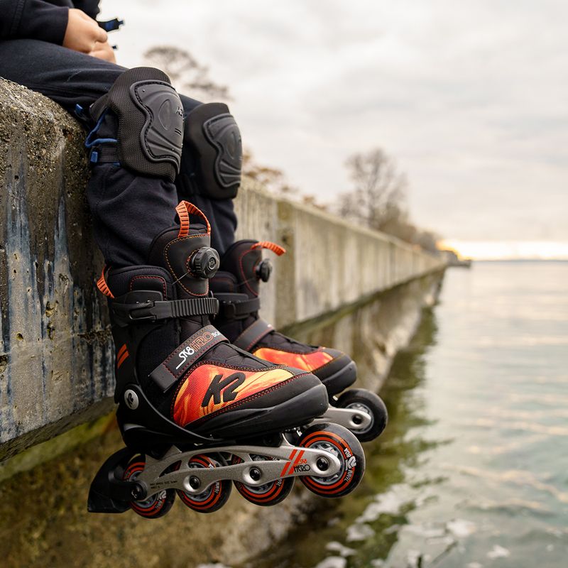 Rolki dziecięce K2 Sk8 Hero Boa Alu multi/black 7