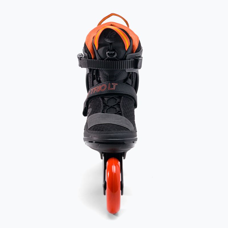 Rolki męskie K2 Trio LT 100 2022 black/orange 4