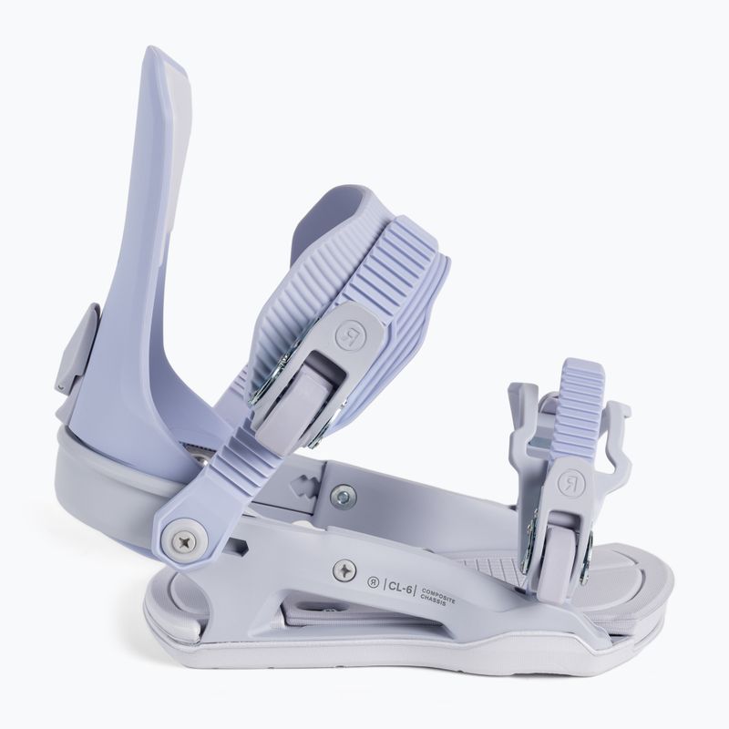 Wiązania snowboardowe damskie RIDE CL-6 W lilac 2