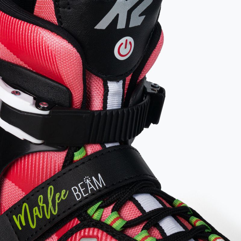 Rolki dziecięce K2 Marlee Beam pink/black 7