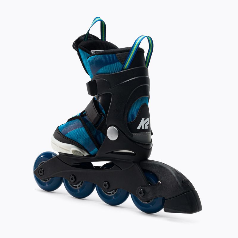 Rolki dziecięce K2 Raider Beam blue/black 2