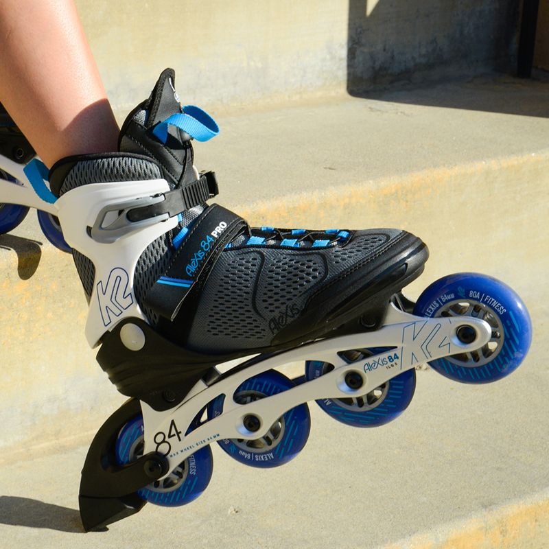 Rolki damskie K2 Alexis 84 Pro grey/blue 11
