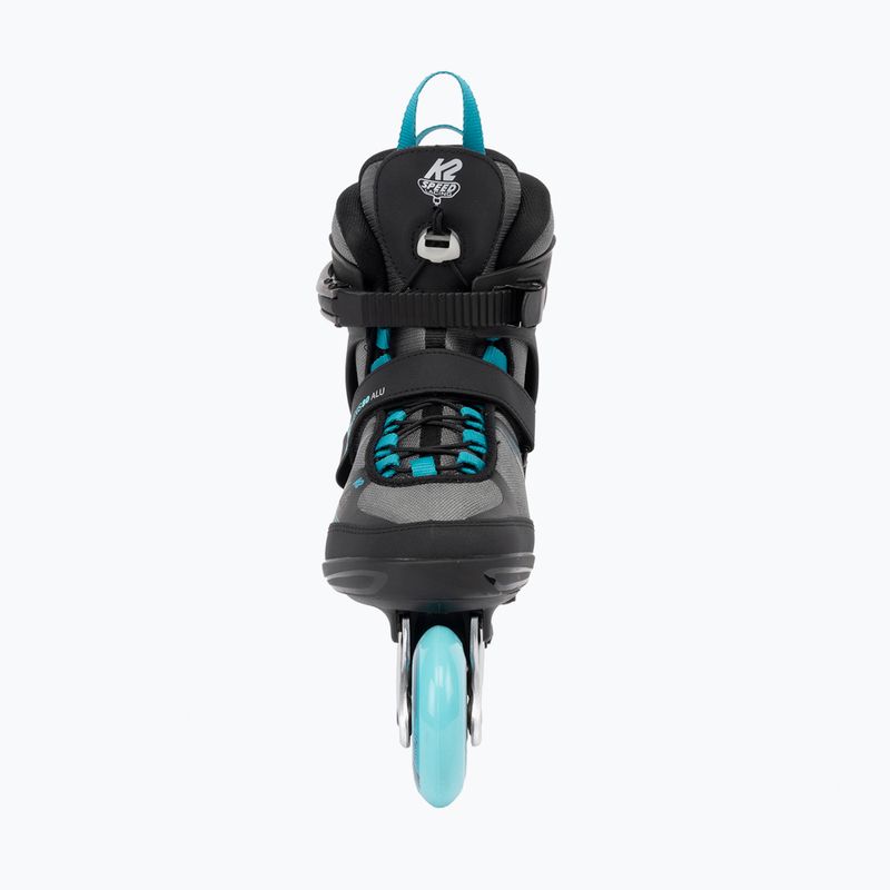 Rolki damskie K2 Alexis 80 Alu grey/cyan 3