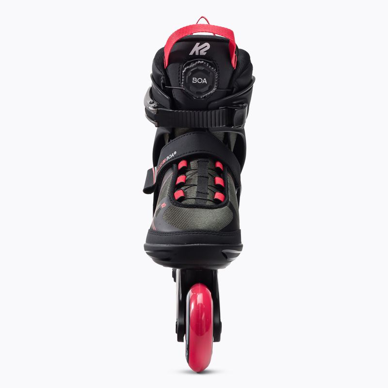 Rolki damskie K2 Alexis 80 Boa grey/pink 4