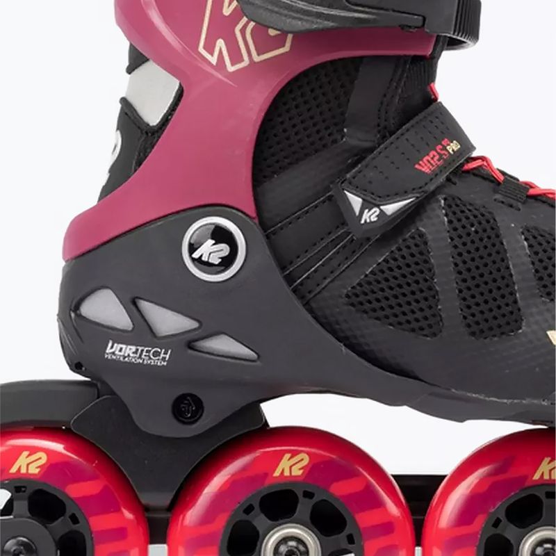 Rolki damskie K2 Vo2 S 90 Pro black/pink 2