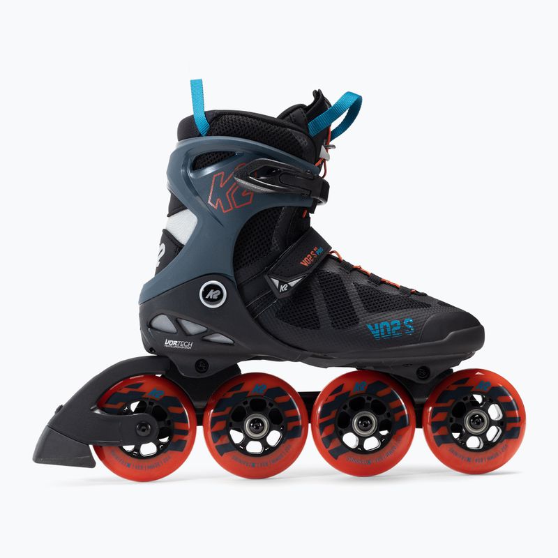 Rolki męskie K2 Vo2 S 90 Pro black/orange 2