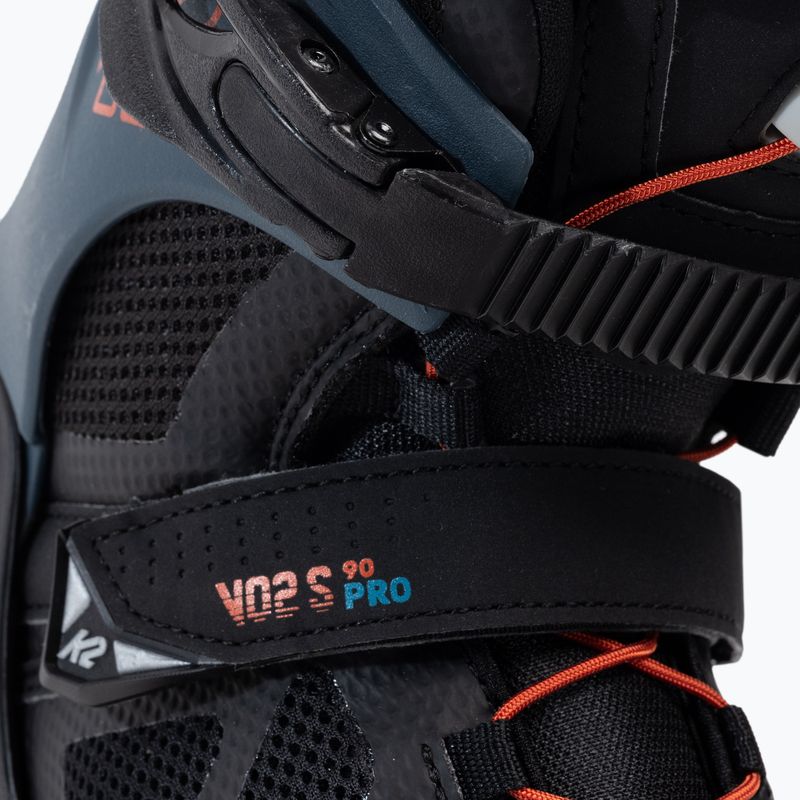 Rolki męskie K2 Vo2 S 90 Pro black/orange 5