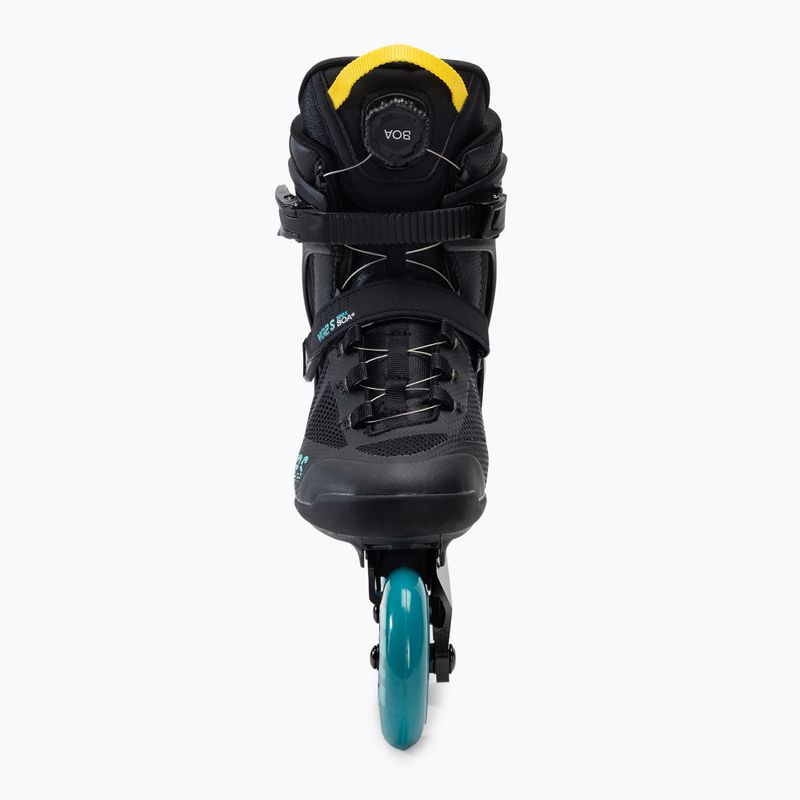 Rolki męskie K2 Vo2 S 100X Boa black/yellow/blue 4
