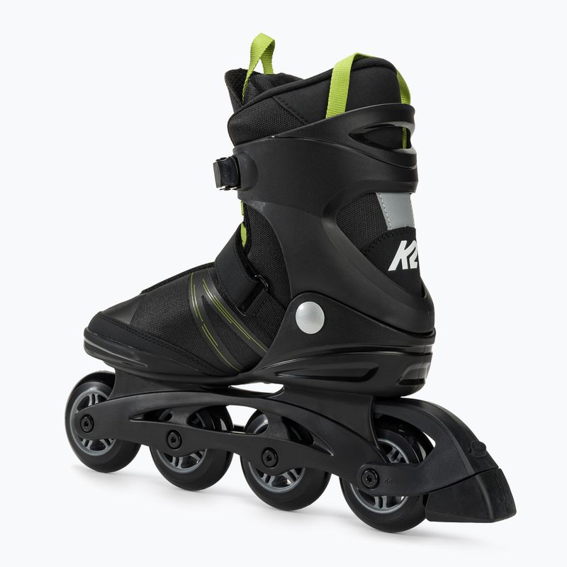 Rolki męskie K2 F.I.T. 80 Pro black/olive 3