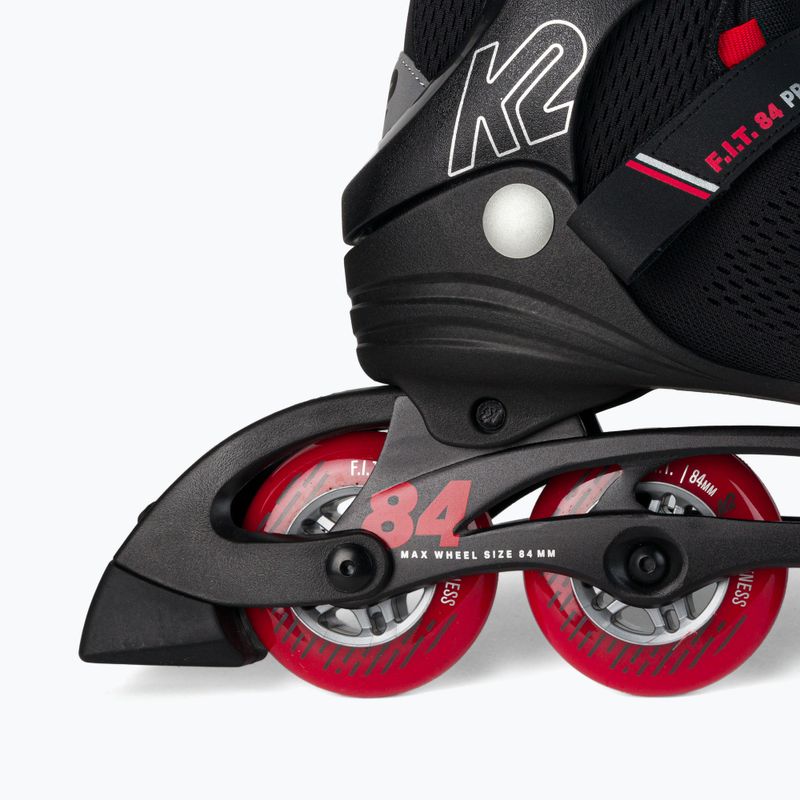 Rolki męskie K2 F.I.T. 84 Pro black/red 5