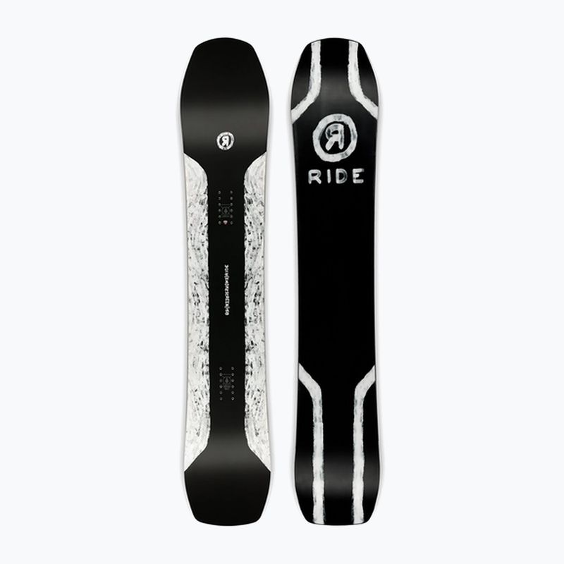 Deska snowboardowa RIDE Smokescreen black/white 7