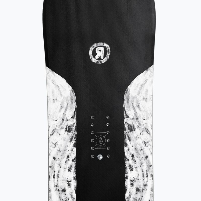 Deska snowboardowa RIDE Smokescreen black/white 5