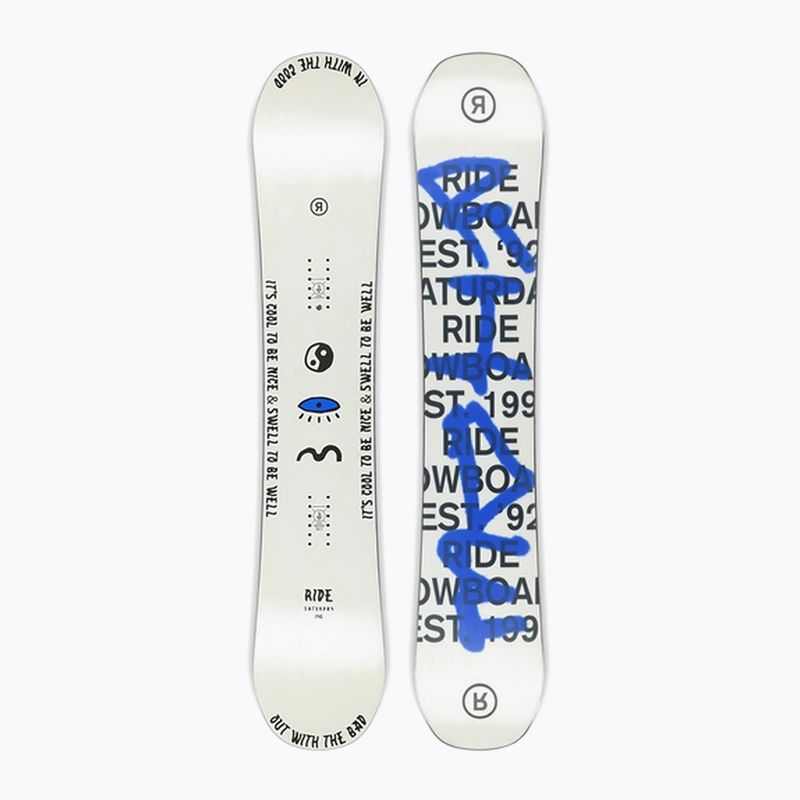 Deska snowboardowa damska RIDE Saturday W white/blue 7