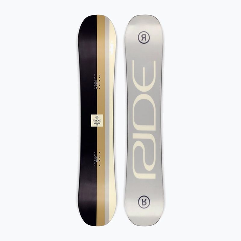 Deska snowboardowa RIDE Agenda black/brown/grey 6
