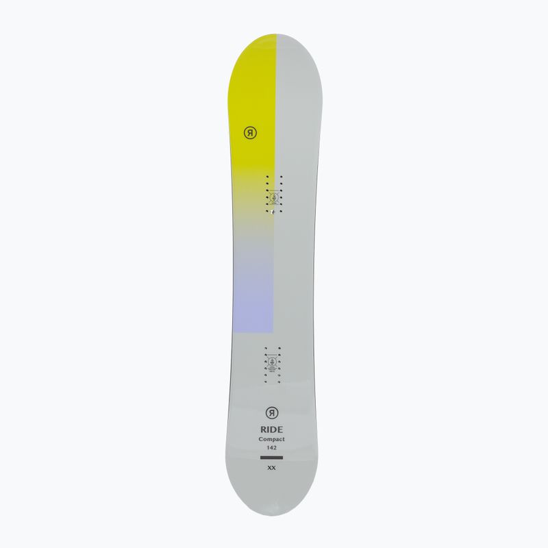 Deska snowboardowa damska RIDE Compact W grey/yellow 3