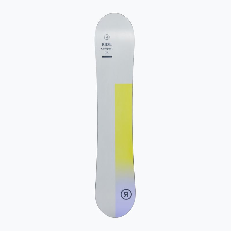 Deska snowboardowa damska RIDE Compact W grey/yellow 4