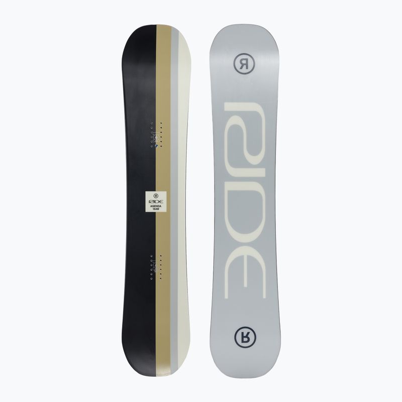 Deska snowboardowa RIDE Agenda black/brown/grey