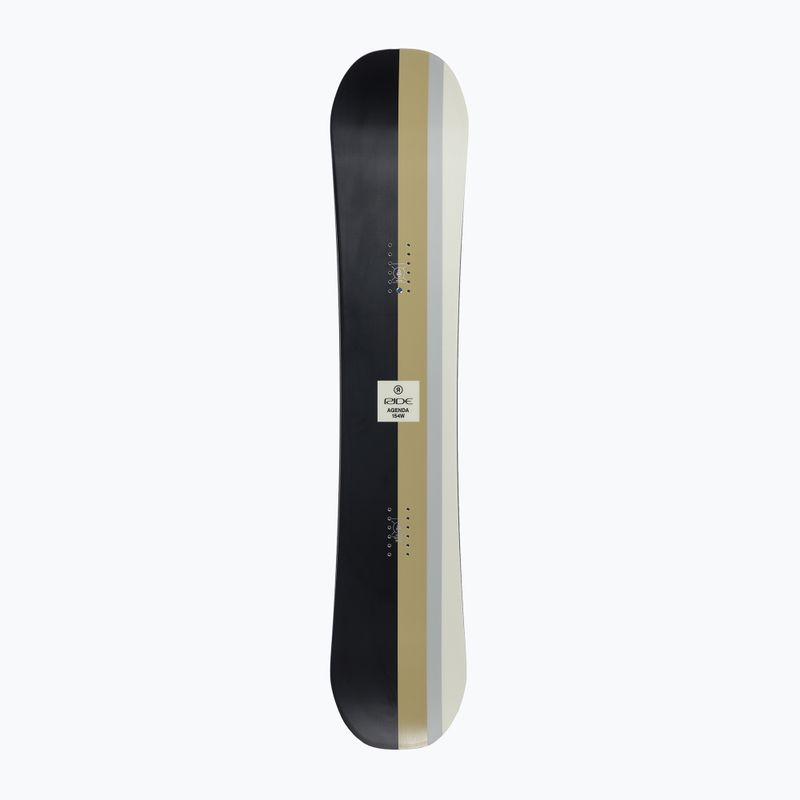 Deska snowboardowa RIDE Agenda black/brown/grey 3