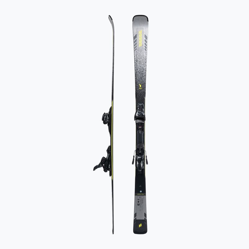 Narty zjazdowe K2 Disruption STi + wiązania MXC 12 TCx light 2