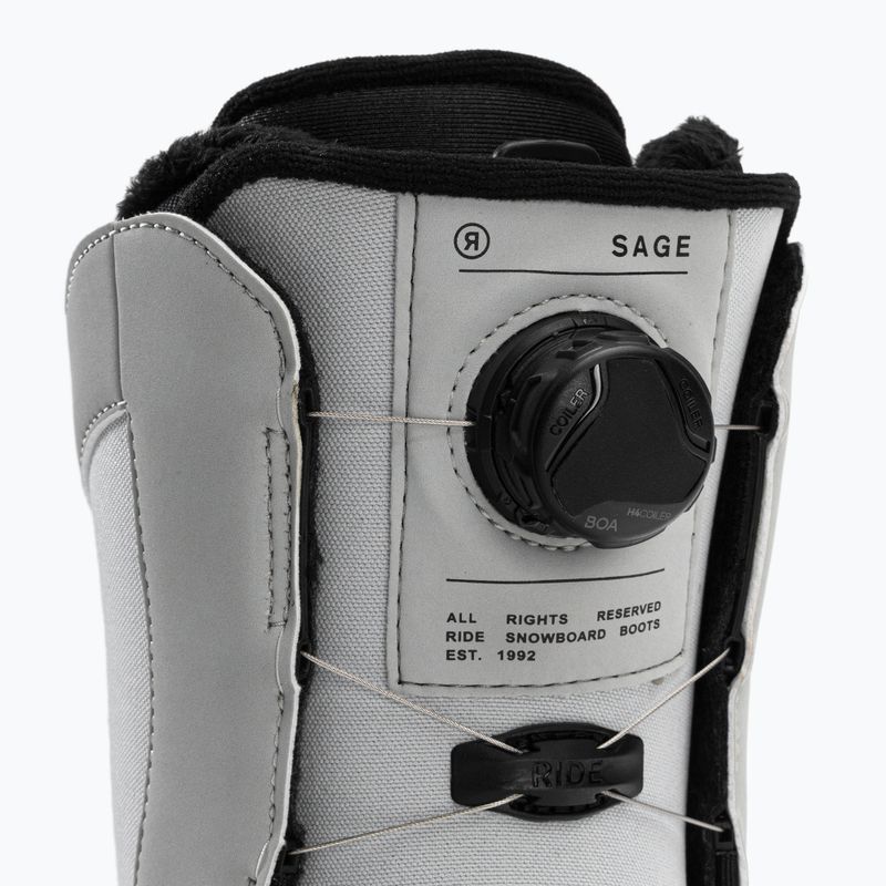 Buty snowboardowe damskie RIDE Sage W grey 6