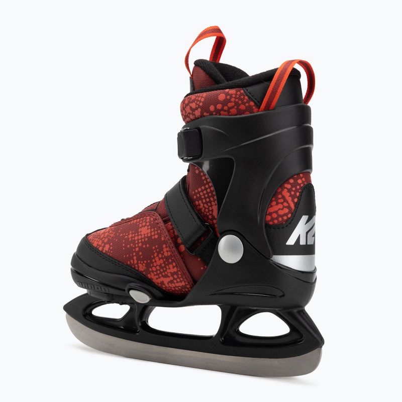 Łyżwy dziecięce K2 Rink Raven Boa Jr red 3