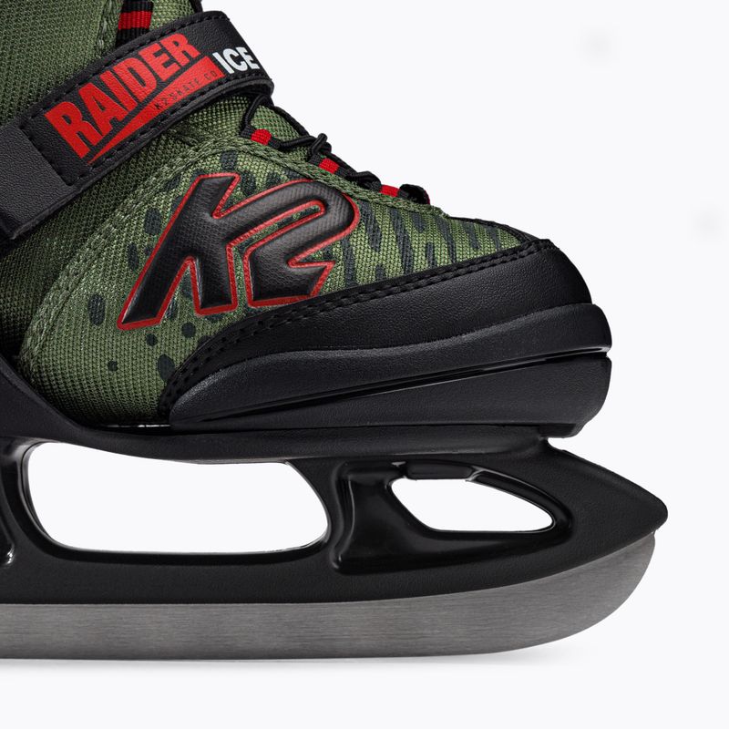 Łyżwy dziecięce K2 Raider Ice Jr green 7