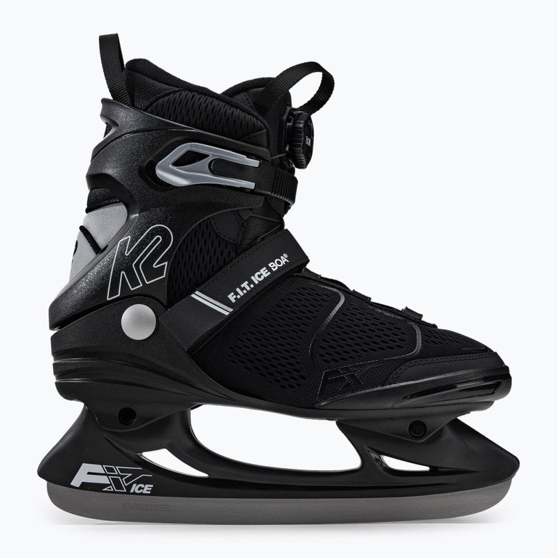 Łyżwy męskie K2 F.I.T. Ice Boa black/white 2