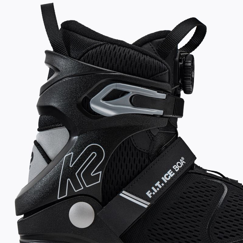 Łyżwy męskie K2 F.I.T. Ice Boa black/white 6