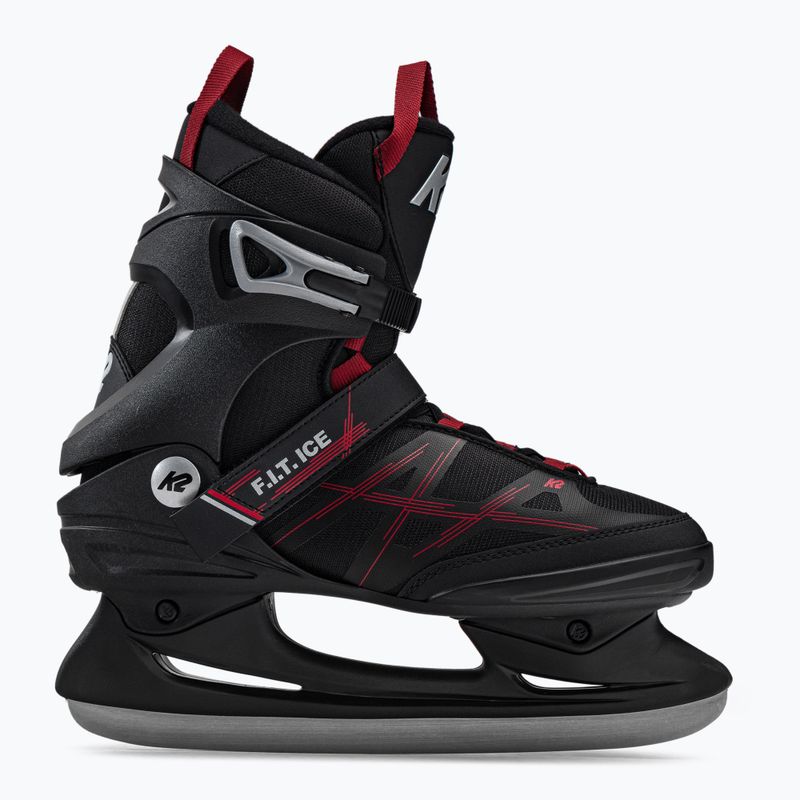 Łyżwy męskie K2 F.I.T. Ice black/red 2