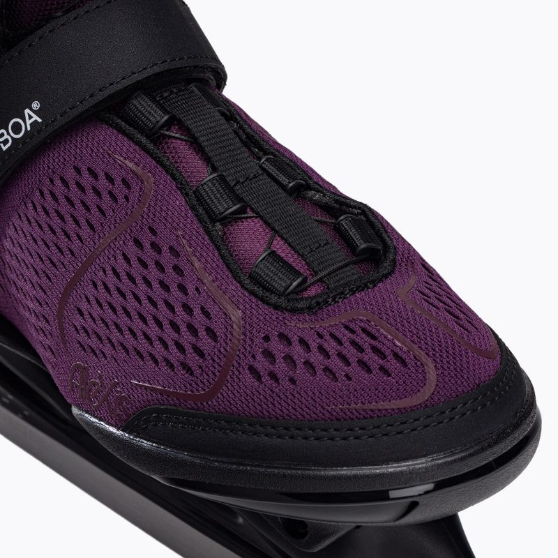 Łyżwy damskie K2 Alexis Ice Boa W black/purple 5