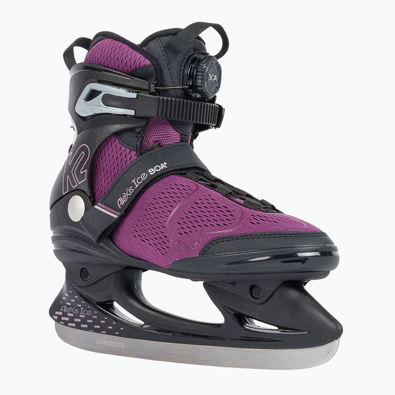 Łyżwy damskie K2 Alexis Ice Boa W black/purple 9