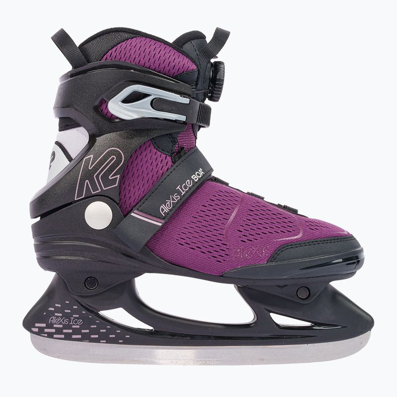 Łyżwy damskie K2 Alexis Ice Boa W black/purple 10
