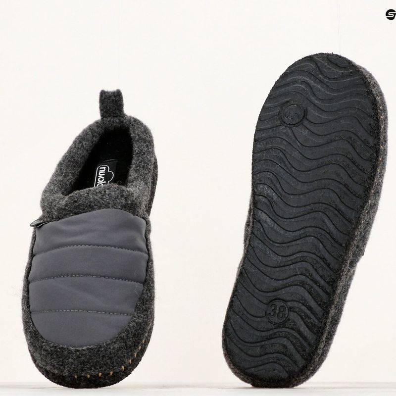 Kapcie zimowe Nuvola Zueco New Wool dark grey 16