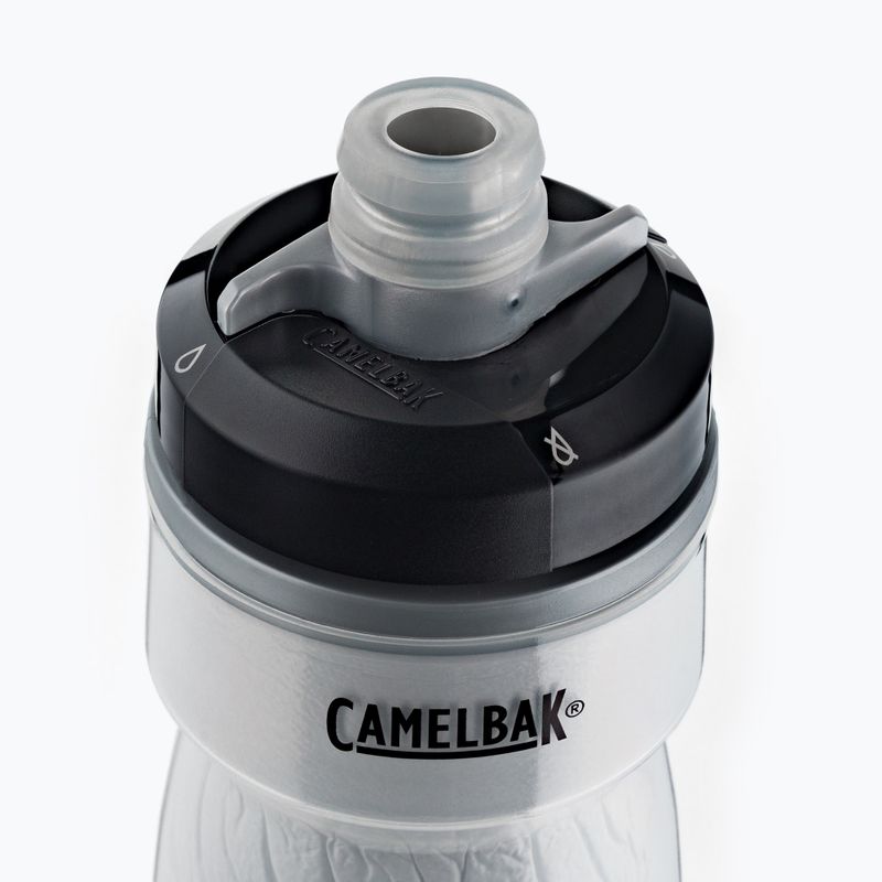 Bidon rowerowy CamelBak Podium Chill 620 ml white/black 3