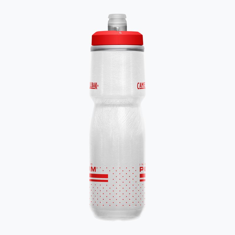 Bidon rowerowy CamelBak Podium Chill 710 ml fiery red/white 2