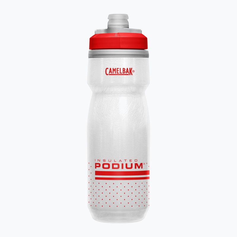 Bidon rowerowy CamelBak Podium Chill 620 ml fiery red/white