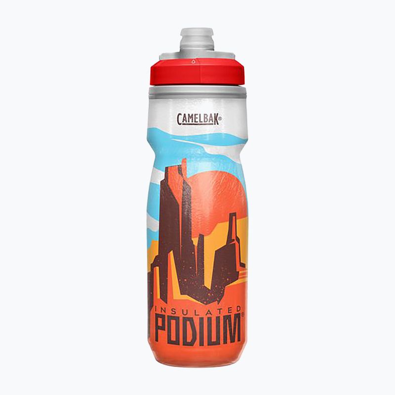 Bidon rowerowy CamelBak Podium Chill Spring Summer LE 620 ml desert