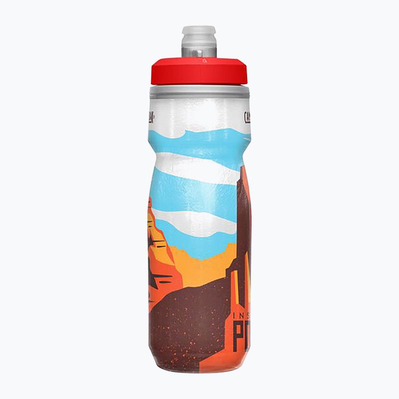Bidon rowerowy CamelBak Podium Chill Spring Summer LE 620 ml desert 2
