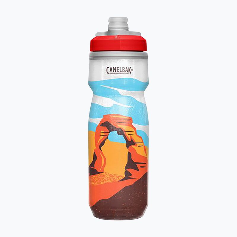 Bidon rowerowy CamelBak Podium Chill Spring Summer LE 620 ml desert 3