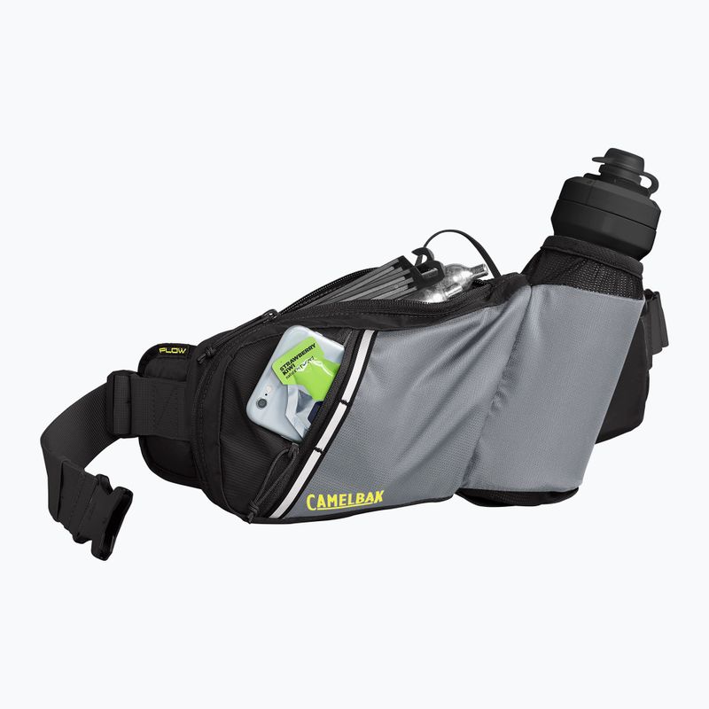 Saszetka nerka CamelBak Podium Flow z bidonem 620 ml silver/lime 3