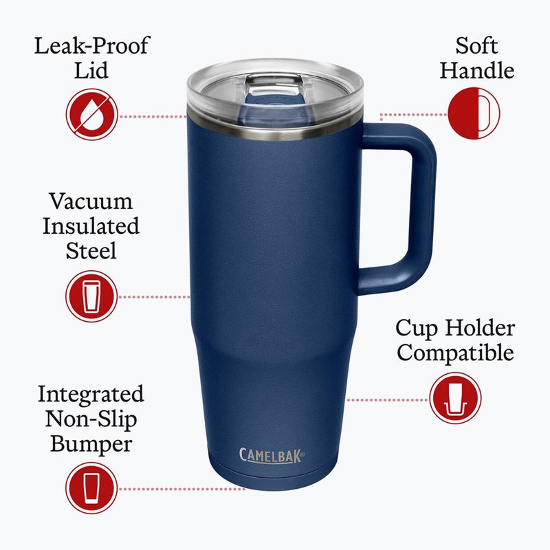 Kubek termiczny CamelBak Thrive Mug Insulated SST 950 ml navy 5