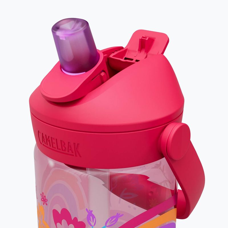 Butelka turystyczna CamelBak Thrive Flip Straw Kids 400 ml rainbow floral 3