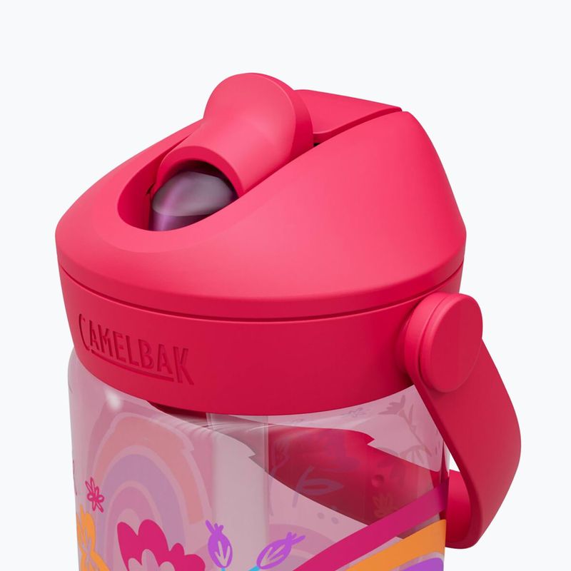 Butelka turystyczna CamelBak Thrive Flip Straw Kids 400 ml rainbow floral 4