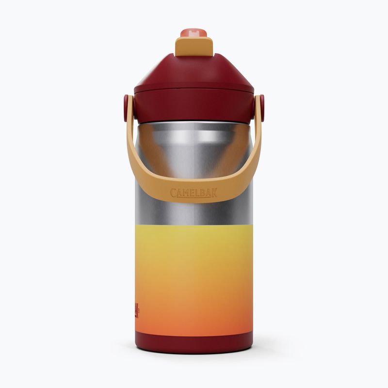 Butelka termiczna CamelBak Thrive Flip Straw Kids Insulated SST 350 ml orange sunset 2