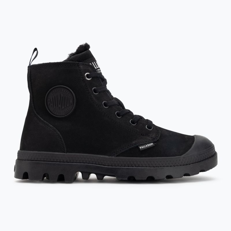 Buty damskie Palladium Pampa Hi Zip WL black/black 2