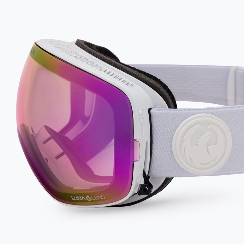 Gogle narciarskie DRAGON X2S whiteout/lumalens pink ion/lumalens dark smoke 30786/7230195 7