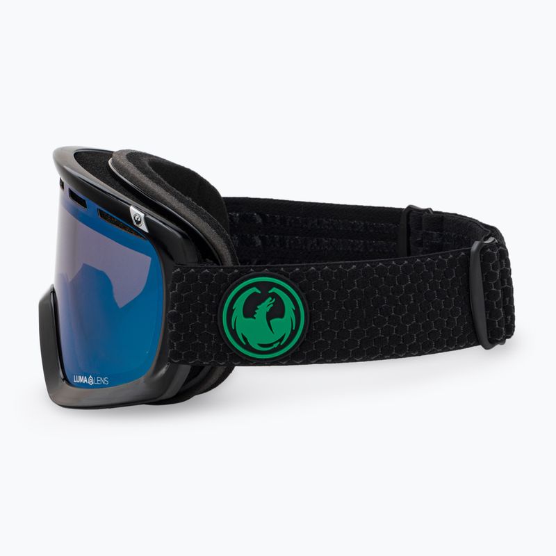 Gogle narciarskie DRAGON D1 OTG split/lumalens green ion/lumalens amber 34798/6032333 5